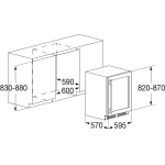 Fulgor FWC 8200 U TC BKX 39瓶 雙溫區紅酒櫃